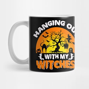 Halloween Hanging out with my whiches Mug